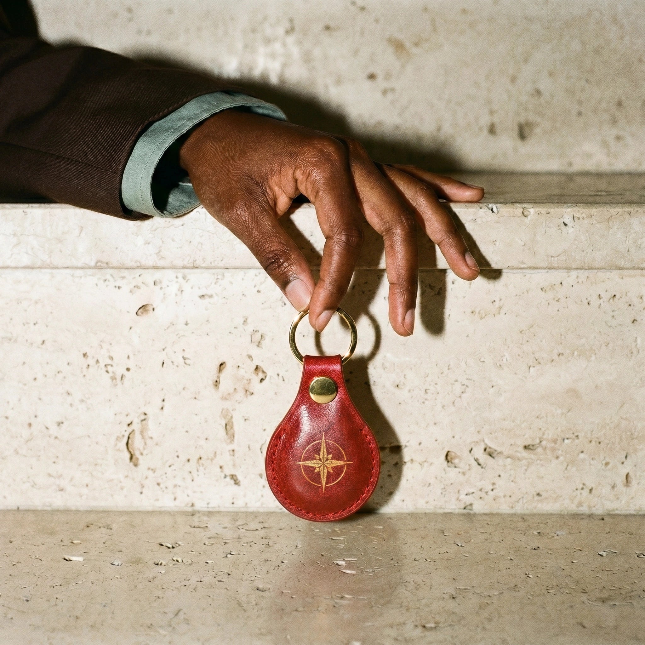 Cognac Keychain